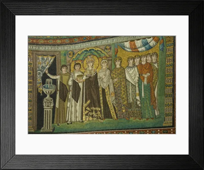 Framed Print : A mosaic detail within the Chiesa di San Vitale, UNESCO World Heritage Site Framed Print : A mosaic detail within the Chiesa di San Vitale, UNESCO World Heritage Site