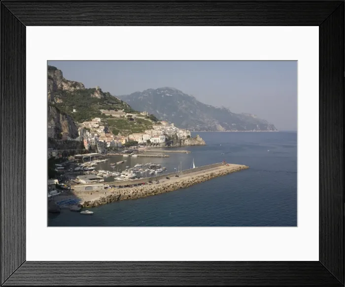 Framed Print : View of Amalfi, Costiera Amalfitana, UNESCO World Heritage Site, Campania, Italy, Europe Framed Print : View of Amalfi, Costiera Amalfitana, UNESCO World Heritage Site, Campania, Italy, Europe
