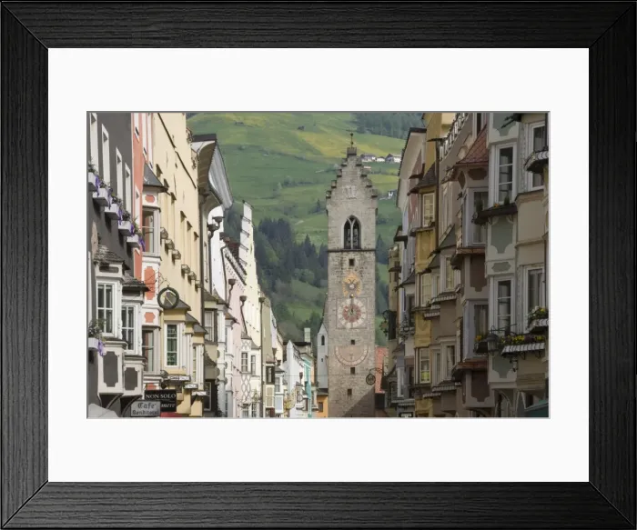 Framed Print : The Old Centre, Vipiteno, on the Brenner Route, Italy, Europe Framed Print : The Old Centre, Vipiteno, on the Brenner Route, Italy, Europe