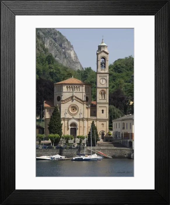 Framed Print : Chiesa Parrocchiale, Tremezzo, Lake Como, Lombardy, Italy, Europe Framed Print : Chiesa Parrocchiale, Tremezzo, Lake Como, Lombardy, Italy, Europe