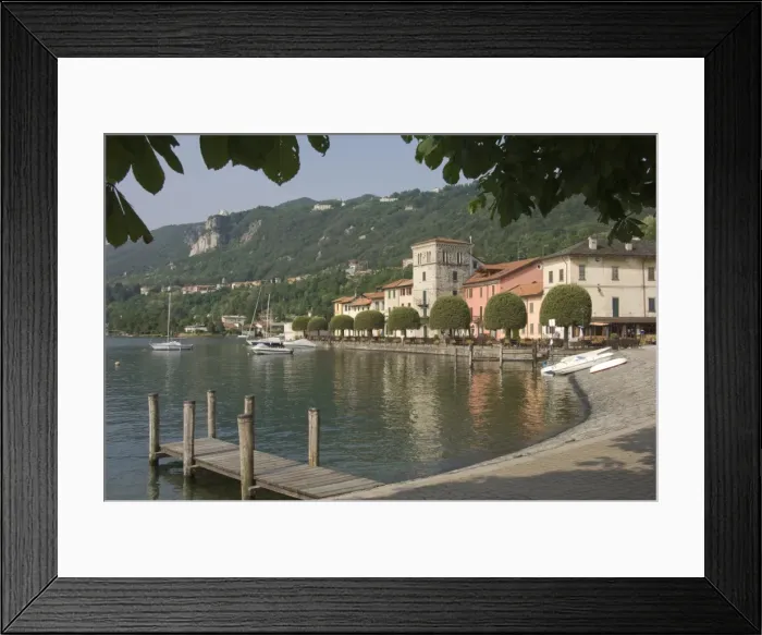 Framed Print : The village of Pella, Lake Orta, Piedmont, Italy, Europe Framed Print : The village of Pella, Lake Orta, Piedmont, Italy, Europe