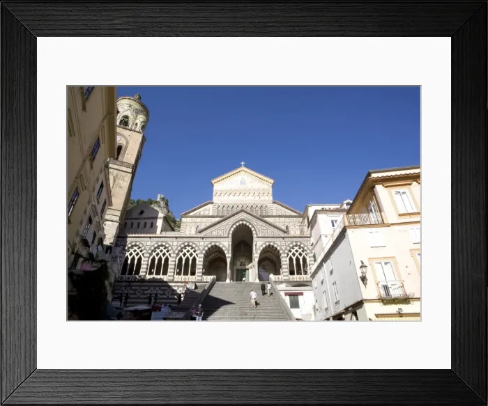 Framed Print : The Amalfi Duomo, Amalfi, Campania, Italy, Europe Framed Print : The Amalfi Duomo, Amalfi, Campania, Italy, Europe
