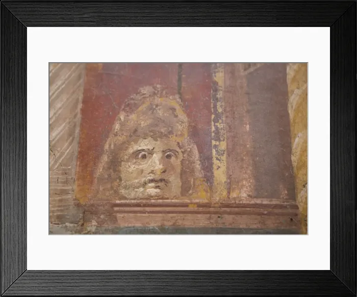 Framed Print : Roman frescoes at Ecolano (Herculaneum), UNESCO World Heritage Site, Campania Framed Print : Roman frescoes at Ecolano (Herculaneum), UNESCO World Heritage Site, Campania