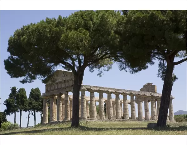 Temple of Neptune, Paestum, UNESCO World Heritage Site, Campania, Italy, Europe