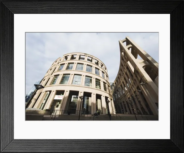 Framed Print : Vancouver Public Library, designed by Moshe Safdie, Vancouver, British Columbia Framed Print : Vancouver Public Library, designed by Moshe Safdie, Vancouver, British Columbia