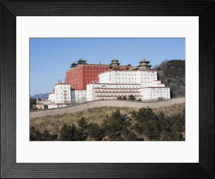 Framed Print : Putuo Zongcheng Tibetan outer temple dating from 1767, Chengde city, UNESCO World Heritage Site Framed Print : Putuo Zongcheng Tibetan outer temple dating from 1767, Chengde city, UNESCO World Heritage Site