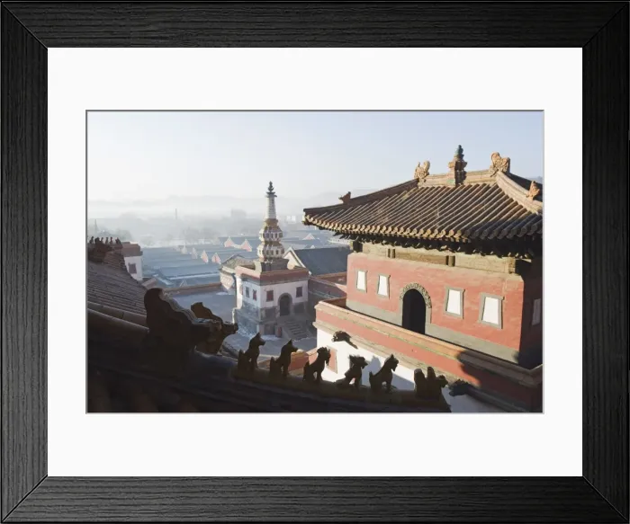 Framed Print : Puning Si outer temple dating from 1755, Chengde city, UNESCO World Heritage Site Framed Print : Puning Si outer temple dating from 1755, Chengde city, UNESCO World Heritage Site