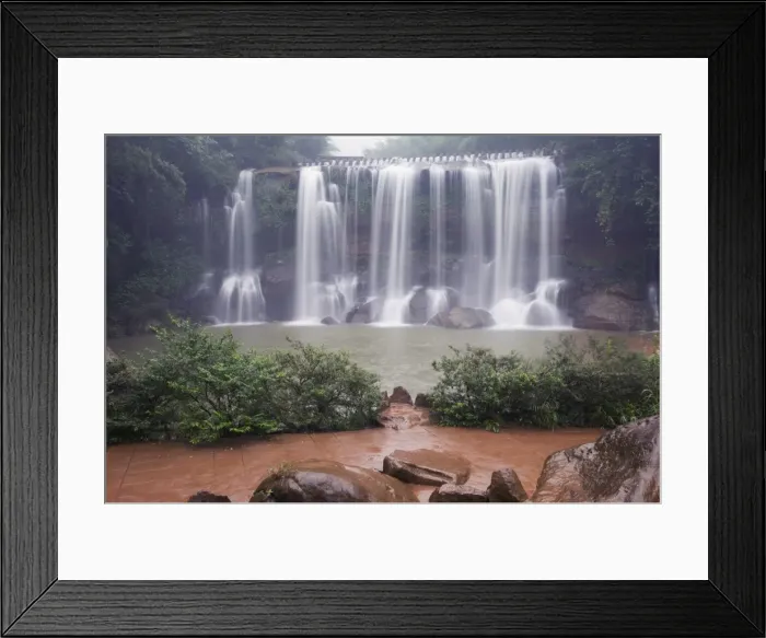 Framed Print : A waterfall in the Sidonggou Nature Reserve near Chushui, Guizhou Province, China, Asia Framed Print : A waterfall in the Sidonggou Nature Reserve near Chushui, Guizhou Province, China, Asia