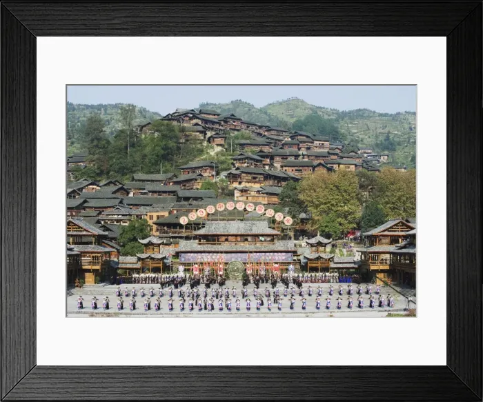 Framed Print : Miao New Year festival celebrations, Xijiang, Guizhou Province, China, Asia Framed Print : Miao New Year festival celebrations, Xijiang, Guizhou Province, China, Asia