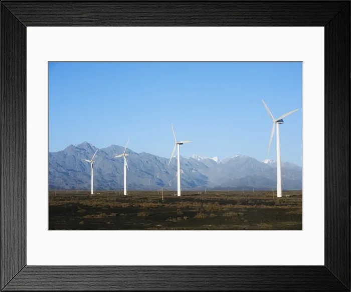Framed Print : Chinas largest wind turbine farm near Urumqi, Xinjiang Province, China, Asia Framed Print : Chinas largest wind turbine farm near Urumqi, Xinjiang Province, China, Asia