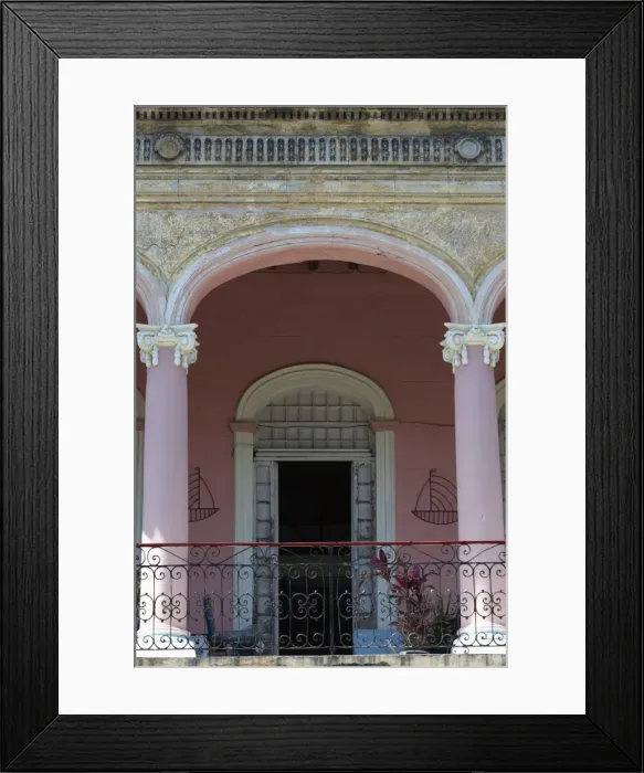 Framed Print : Ornate balcony of old house along Paseo del Prado, Old Havana, Cuba, West Indies Framed Print : Ornate balcony of old house along Paseo del Prado, Old Havana, Cuba, West Indies