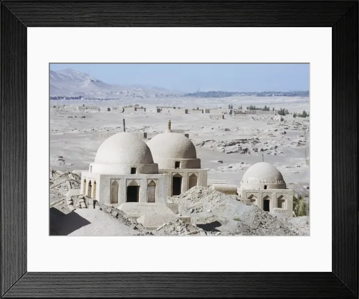 Framed Print : Ruined city of Jiaohe, Turpan on the Silk Route, UNESCO World Heritage Site Framed Print : Ruined city of Jiaohe, Turpan on the Silk Route, UNESCO World Heritage Site
