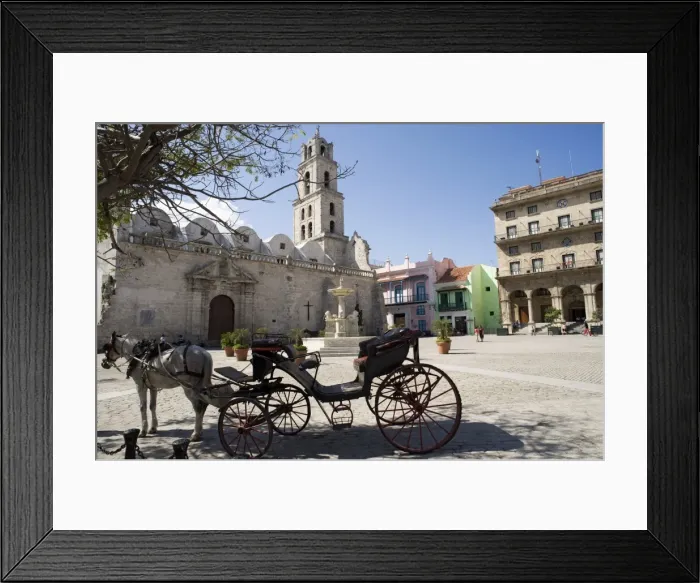 Framed Print : Plaza San Francisco and Basilica Menor de San Francisco de Asis, Old Havana Framed Print : Plaza San Francisco and Basilica Menor de San Francisco de Asis, Old Havana