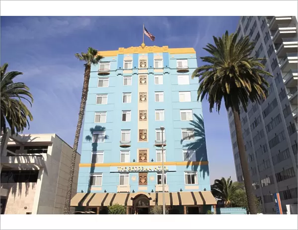 Art deco, Georgian Hotel, Ocean Avenue, Santa Monica, Los Angeles, California