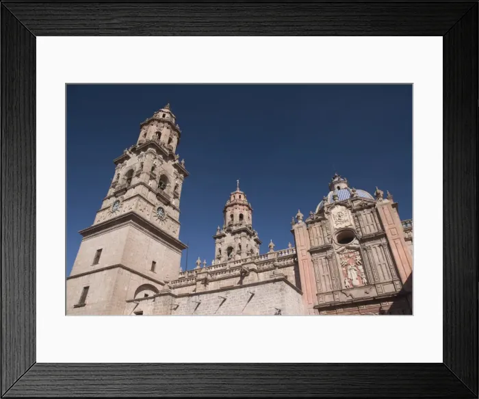 Framed Print : The Cathedral of Morelia, viewed from the Plaza de Armas, Morelia, Michoacan Framed Print : The Cathedral of Morelia, viewed from the Plaza de Armas, Morelia, Michoacan