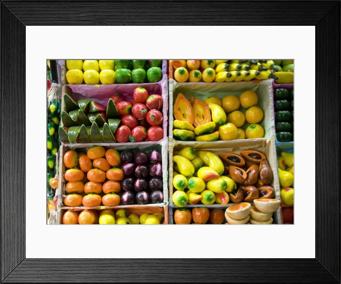 Framed Print : Papier mache handicrafts for sale, San Miguel de Allende, Guanajuato, Mexico Framed Print : Papier mache handicrafts for sale, San Miguel de Allende, Guanajuato, Mexico