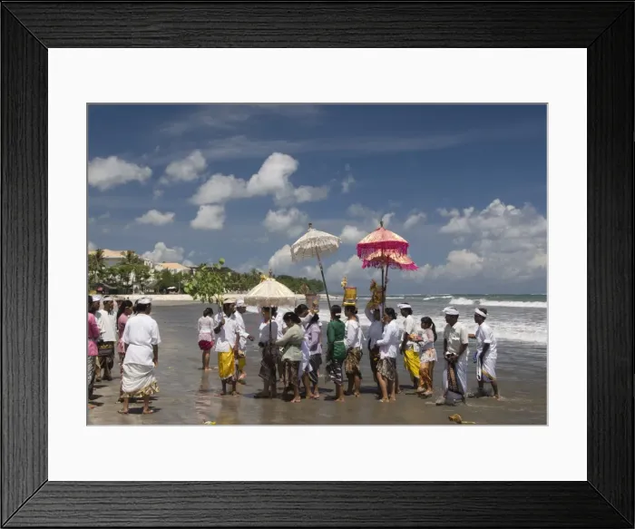 Framed Print : Traditional Hindu Ceremony, Kuta Beach, Bali, Indonesia, Southeast Asia, Asia Framed Print : Traditional Hindu Ceremony, Kuta Beach, Bali, Indonesia, Southeast Asia, Asia