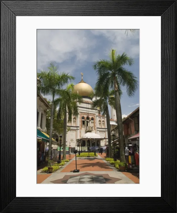 Framed Print : The Sultan Mosque, Little India, Singapore, Southeast Asia, Asia Framed Print : The Sultan Mosque, Little India, Singapore, Southeast Asia, Asia