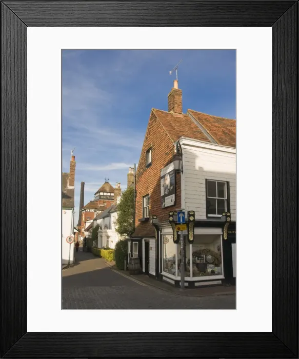 Framed Print : Harveys Brewery shop on Cliffe High Street, with the Brewery behind Framed Print : Harveys Brewery shop on Cliffe High Street, with the Brewery behind