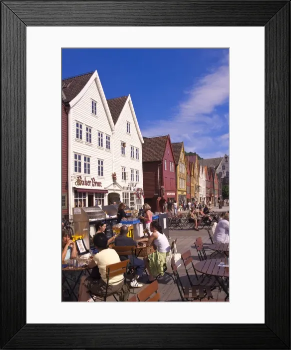 Framed Print : The historic district of Bryggen in Bergen, Norway, Scandinavia, Europe Framed Print : The historic district of Bryggen in Bergen, Norway, Scandinavia, Europe