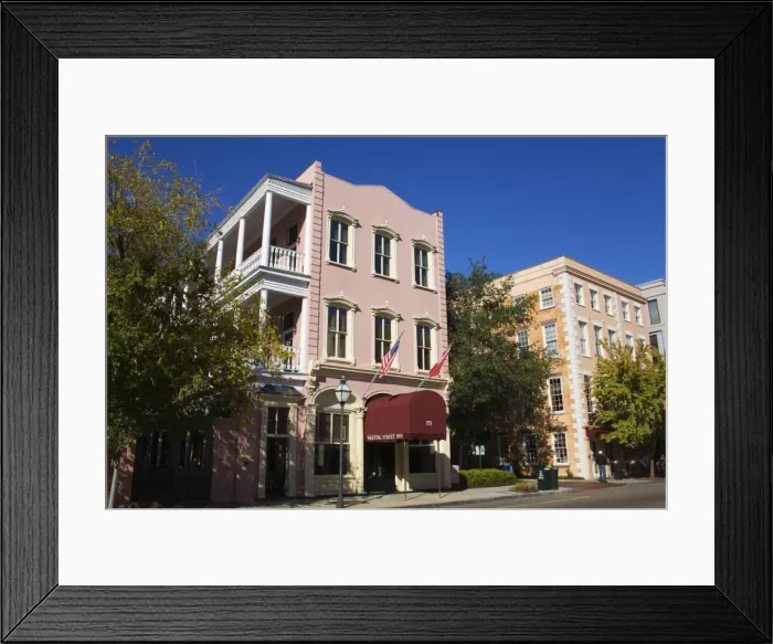Framed Print : Meeting Street Inn, Charleston, South Carolina, United States of America, North America Framed Print : Meeting Street Inn, Charleston, South Carolina, United States of America, North America
