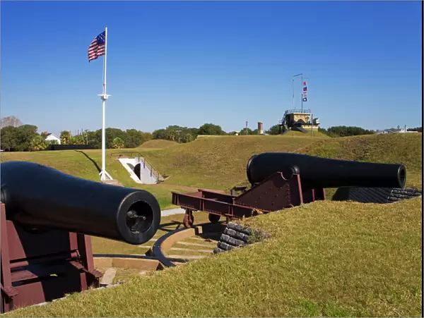 Fort Moultrie on Sullivans Island, Charleston, South Carolina, United States of America