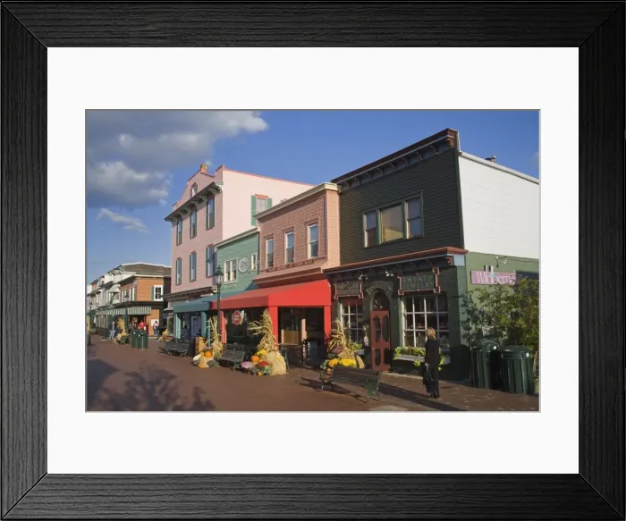 Framed Print : Downtown Cape May, Cape May County, New Jersey, United States of America, North America Framed Print : Downtown Cape May, Cape May County, New Jersey, United States of America, North America