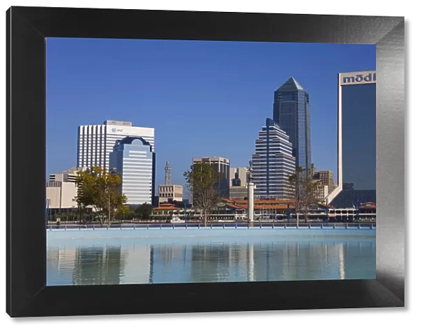 Jacksonville skyline, Florida, United States of America, North America