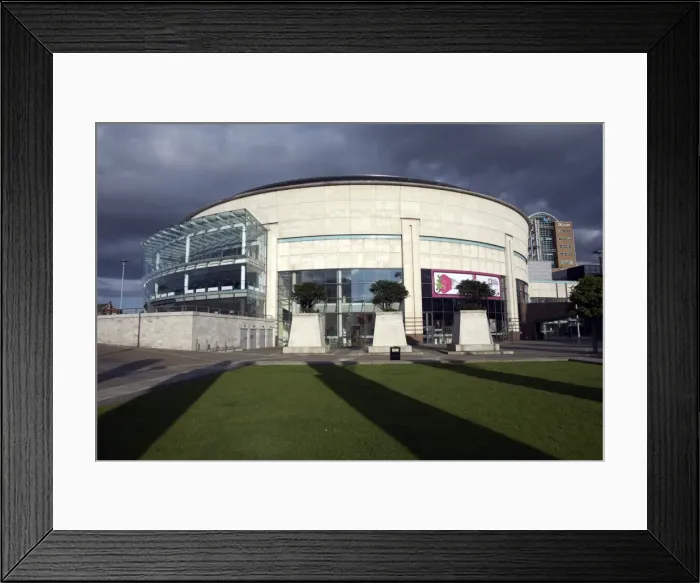 Framed Print : The Waterfront Hall in Belfast, Northern Ireland, United Kingdom, Europe Framed Print : The Waterfront Hall in Belfast, Northern Ireland, United Kingdom, Europe