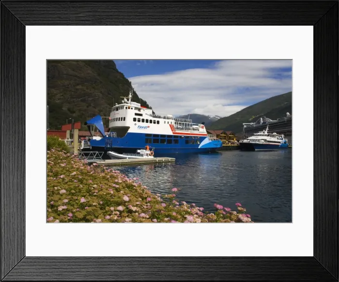 Framed Print : Ferry Terminal, Flam Village, Sognefjorden, Western Fjords, Norway, Scandinavia, Europe Framed Print : Ferry Terminal, Flam Village, Sognefjorden, Western Fjords, Norway, Scandinavia, Europe