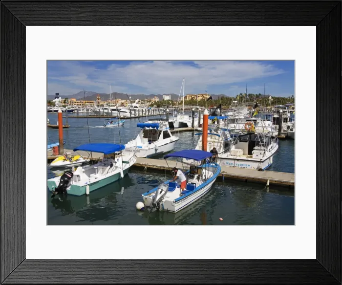 Framed Print : Marina, Cabo San Lucas, Baja California, Mexico, North America Framed Print : Marina, Cabo San Lucas, Baja California, Mexico, North America