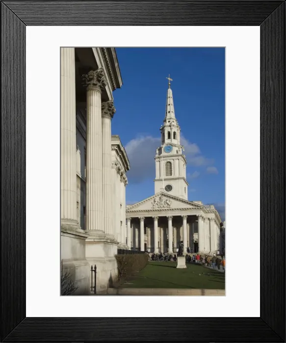 Framed Print : St. Martins church, Trafalgar Square, London, England, United Kingdom, Europe Framed Print : St. Martins church, Trafalgar Square, London, England, United Kingdom, Europe