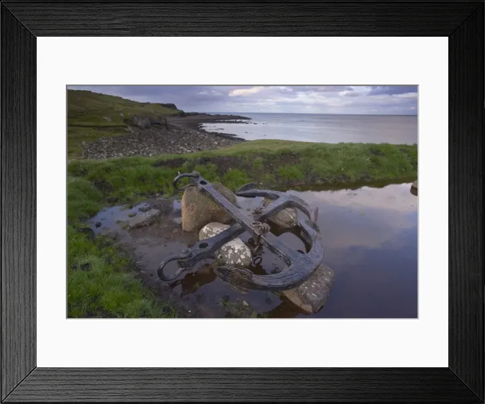 Framed Print : Shipwreck anchor in Soltuvik bay, west coast of Sandoy, Faroe Islands (Faroes) Framed Print : Shipwreck anchor in Soltuvik bay, west coast of Sandoy, Faroe Islands (Faroes)