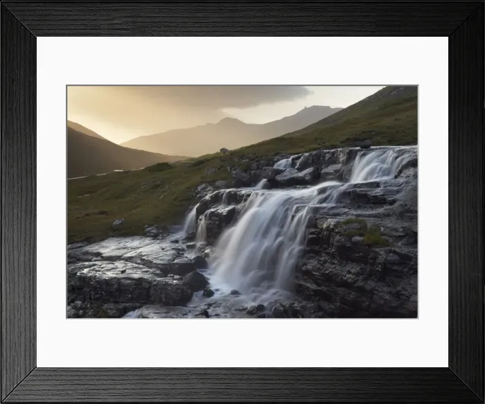 Framed Print : Heljardalsa waterfall in Saksunardalur valley near Saksun, Streymoy, Faroe Islands Framed Print : Heljardalsa waterfall in Saksunardalur valley near Saksun, Streymoy, Faroe Islands