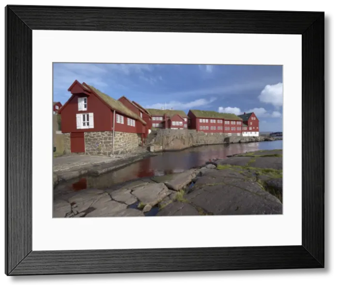 Framed Print : Government buildings, Tinganes, Torshavn, Streymoy Island, Faroe Islands (Faroes) Framed Print : Government buildings, Tinganes, Torshavn, Streymoy Island, Faroe Islands (Faroes)