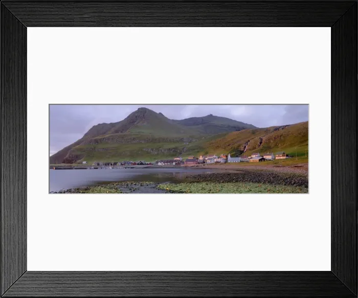 Framed Print : Famjin village, west coast of Suduroy Island, Faroe Islands (Faroes), Denmark, Europe Framed Print : Famjin village, west coast of Suduroy Island, Faroe Islands (Faroes), Denmark, Europe