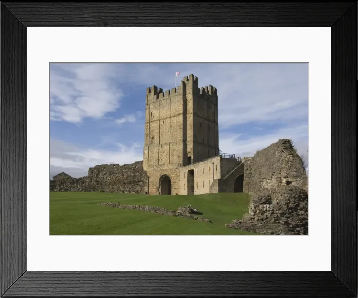 Framed Print : Richmond Castle dating from the 11th century, North Yorkshire, England Framed Print : Richmond Castle dating from the 11th century, North Yorkshire, England
