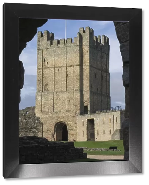 Richmond Castle, dating from the 11th century, North Yorkshire, England