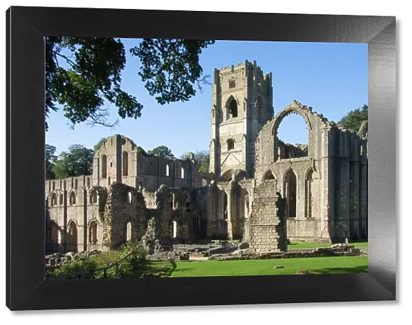 Fountains Abbey, UNESCO World Heritage Site, near Ripon, North Yorkshire