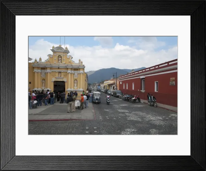 Framed Print : Hermano Pedro church, Antigua, Guatemala, Central America Framed Print : Hermano Pedro church, Antigua, Guatemala, Central America