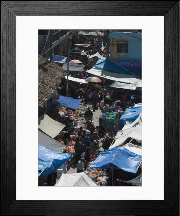 Framed Print : Market, San Francisco El Alto, Guatemala, Central America Framed Print : Market, San Francisco El Alto, Guatemala, Central America