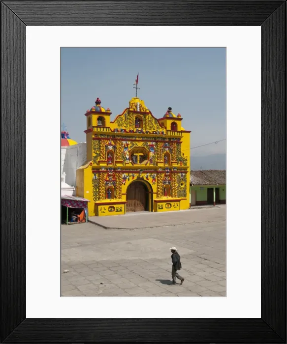 Framed Print : Church, San Andres Xecul, Guatemala, Central America Framed Print : Church, San Andres Xecul, Guatemala, Central America