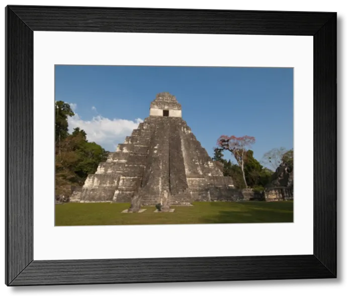 Framed Print : Gran Plaza and Temple I, Mayan archaeological site, Tikal, UNESCO World Heritage Site Framed Print : Gran Plaza and Temple I, Mayan archaeological site, Tikal, UNESCO World Heritage Site