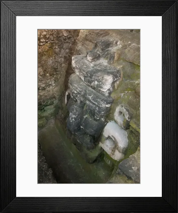 Framed Print : Relief carving at Northern Acropolis, Mayan archaeological site, Tikal Framed Print : Relief carving at Northern Acropolis, Mayan archaeological site, Tikal