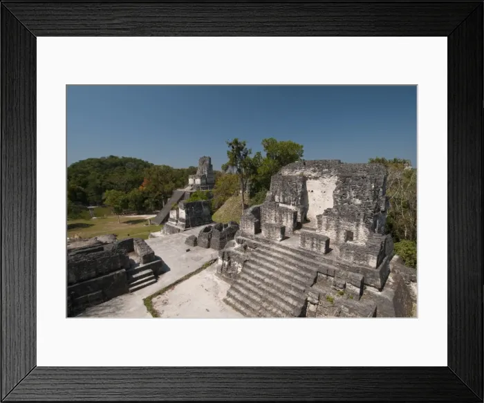 Framed Print : Temple II and Northern Acropolis, Mayan archaeological site, Tikal, UNESCO World Heritage Site Framed Print : Temple II and Northern Acropolis, Mayan archaeological site, Tikal, UNESCO World Heritage Site