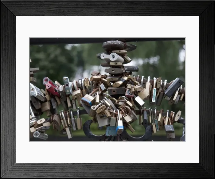 Framed Print : Padlocks, Riga, Latvia, Baltic States, Europe Framed Print : Padlocks, Riga, Latvia, Baltic States, Europe