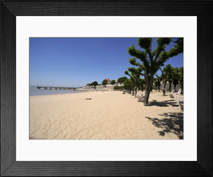 Framed Print : Beach, Fouras, Charente-Maritime, France, Europe Framed Print : Beach, Fouras, Charente-Maritime, France, Europe