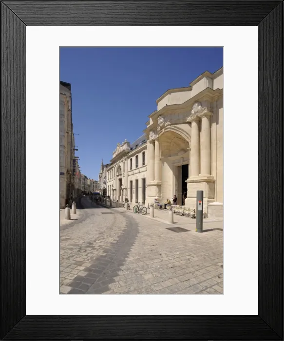 Framed Print : Restored old fish market, La Rochelle, Charente-Maritime, France, Europe Framed Print : Restored old fish market, La Rochelle, Charente-Maritime, France, Europe