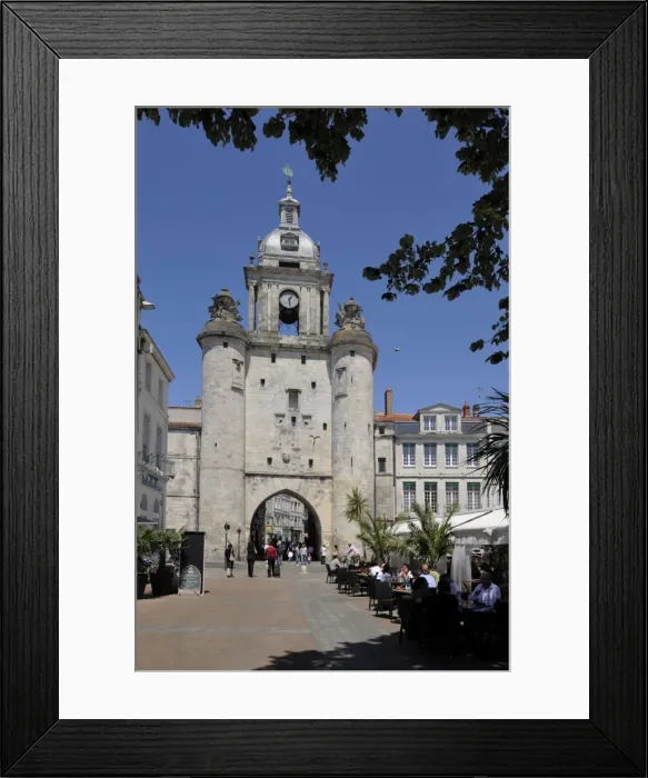 Framed Print : The Great Clock Tower, La Rochelle, Charente-Maritime, France, Europe Framed Print : The Great Clock Tower, La Rochelle, Charente-Maritime, France, Europe