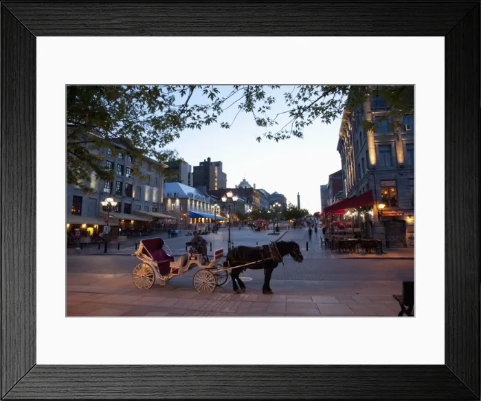 Framed Print : Jaques Cartier Place, Montreal, Quebec, Canada, North America Framed Print : Jaques Cartier Place, Montreal, Quebec, Canada, North America